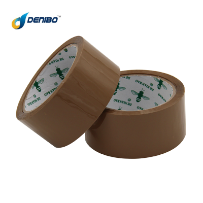 Self Adhesive Carpet Binding Tape / Branded Brown BOPP Adhesive Tapes