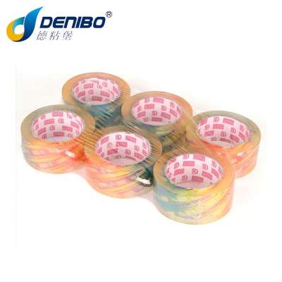 Strong stick Super clear BOPP Adhesive packing tape for carton sealing